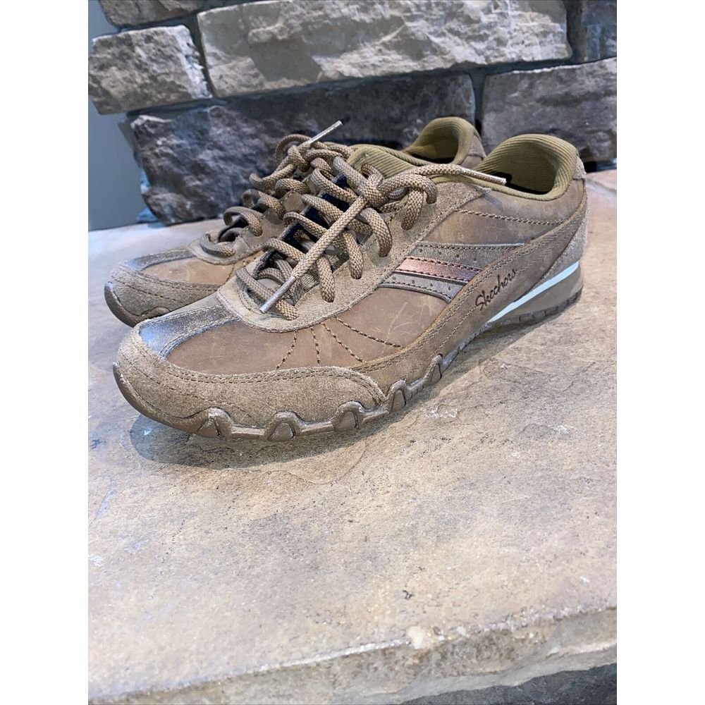 Skechers Relaxed Fit Memory Foam Shoes Brown Women's Size‎ 8 (49015)